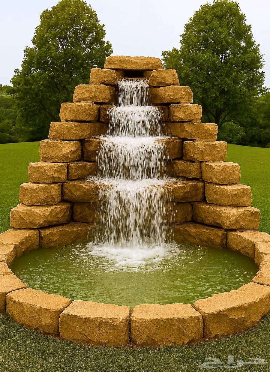 شلالات اندنيسي وجلسات صخريه وجذوع اشجار64474329245187110