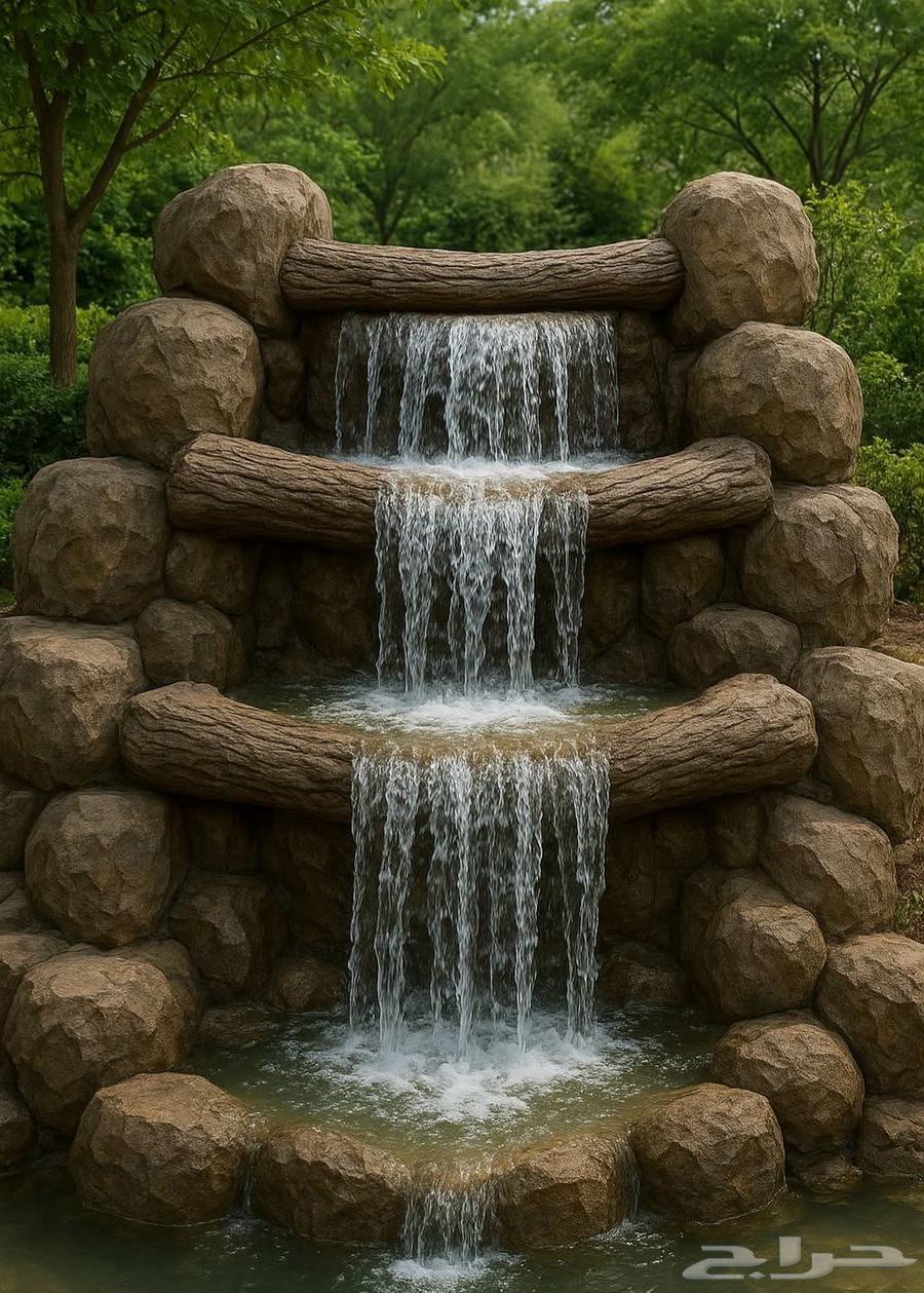 شلالات اندنيسي وجلسات صخريه وجذوع اشجار64474329245187112