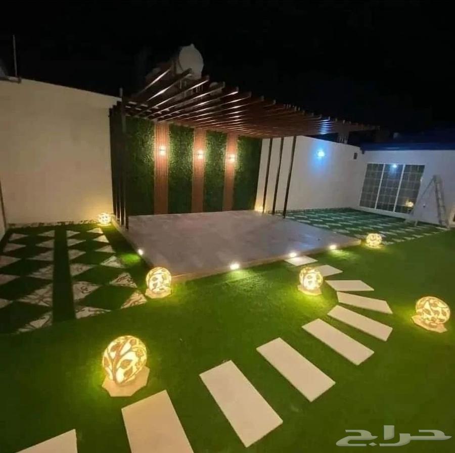 Al-Ahsa landscaping artificial grass sitting area64474345801219112