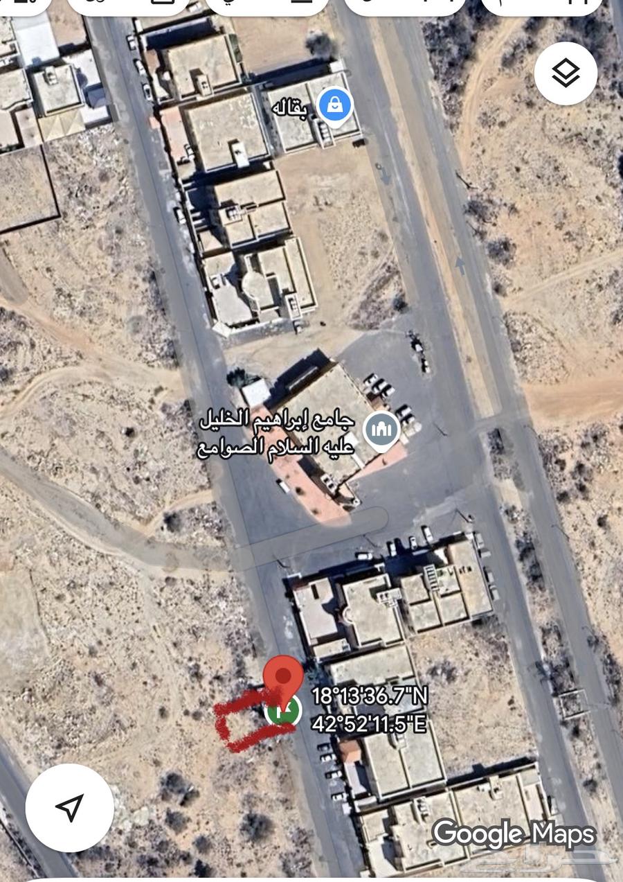 نصف ارض بصك بسعر 170 الف للبيع باحدرفيدة64473820322946111