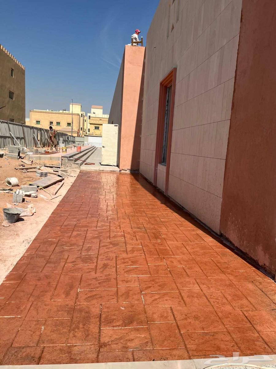 صبه الخرسانة المطبوعة الملونة64474155541507113