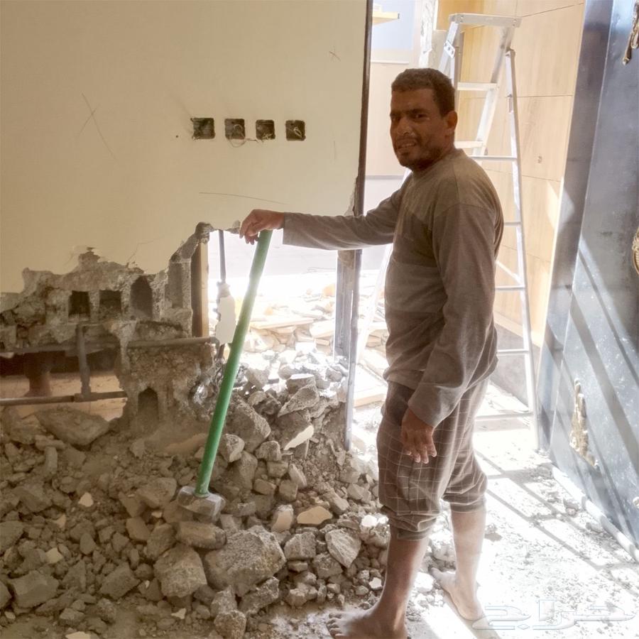 هدم وتكسير وترميم ومباني وقص بالصاروخ أبواب وتوسيع درايش64474345657475113