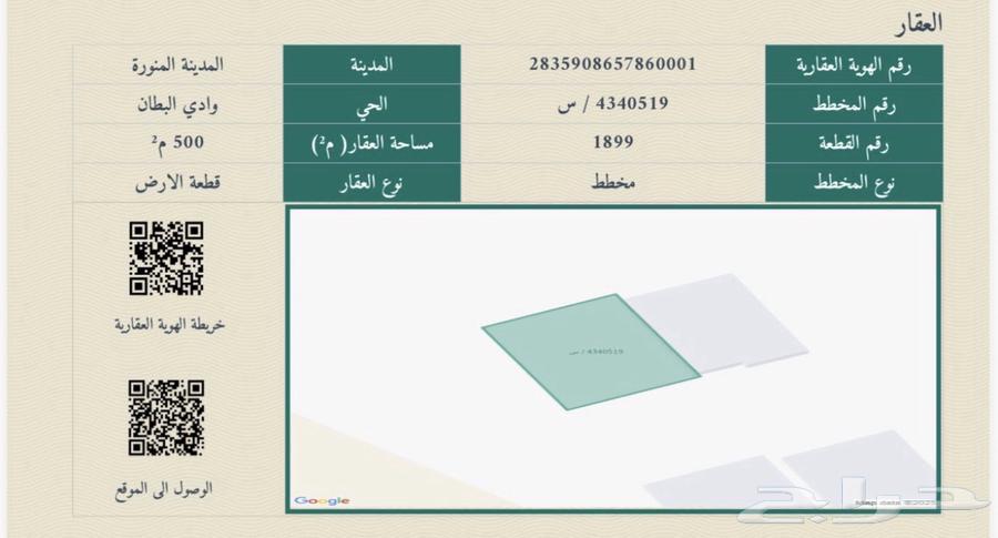 أرض للبيع في مخطط الشروق بالمدينة المنورة64473947289090110