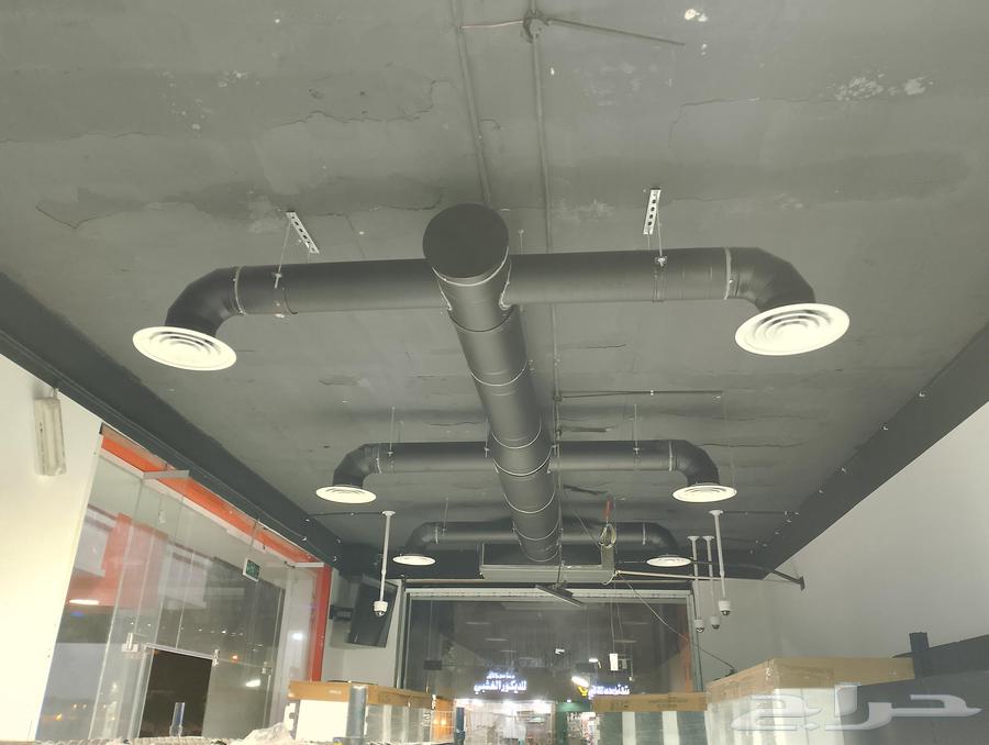 عمل قناة التهوية وغطاء المطبخ الخالي من الدخان64474282406402111