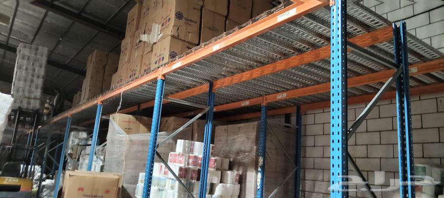 Used and new heavy-duty shelves with a load capacity of 2 tons, platforms, disassembly, and assembly64474139447681110
