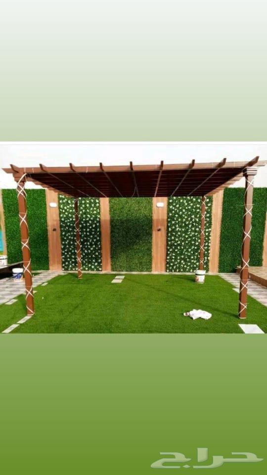 تنسيق حدائق برجولات سواتر مضلات هناجر ترميم مباني بنا ملاحق64481417115395112