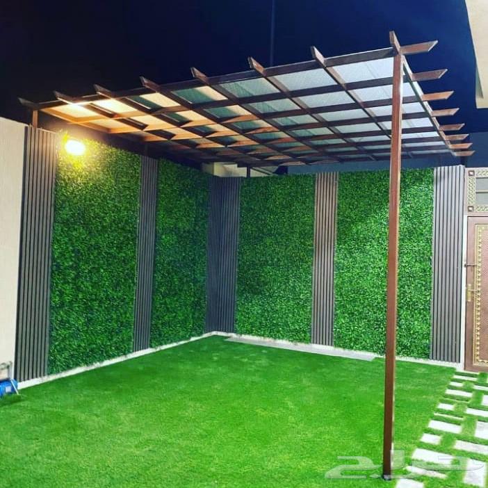 تنسيق حدائق برجولات سواتر مضلات هناجر ترميم مباني بنا ملاحق64481417115395113