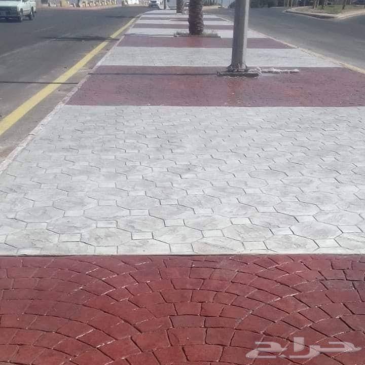 صبه الخرسانة المطبوعة الملونة64474155541507110