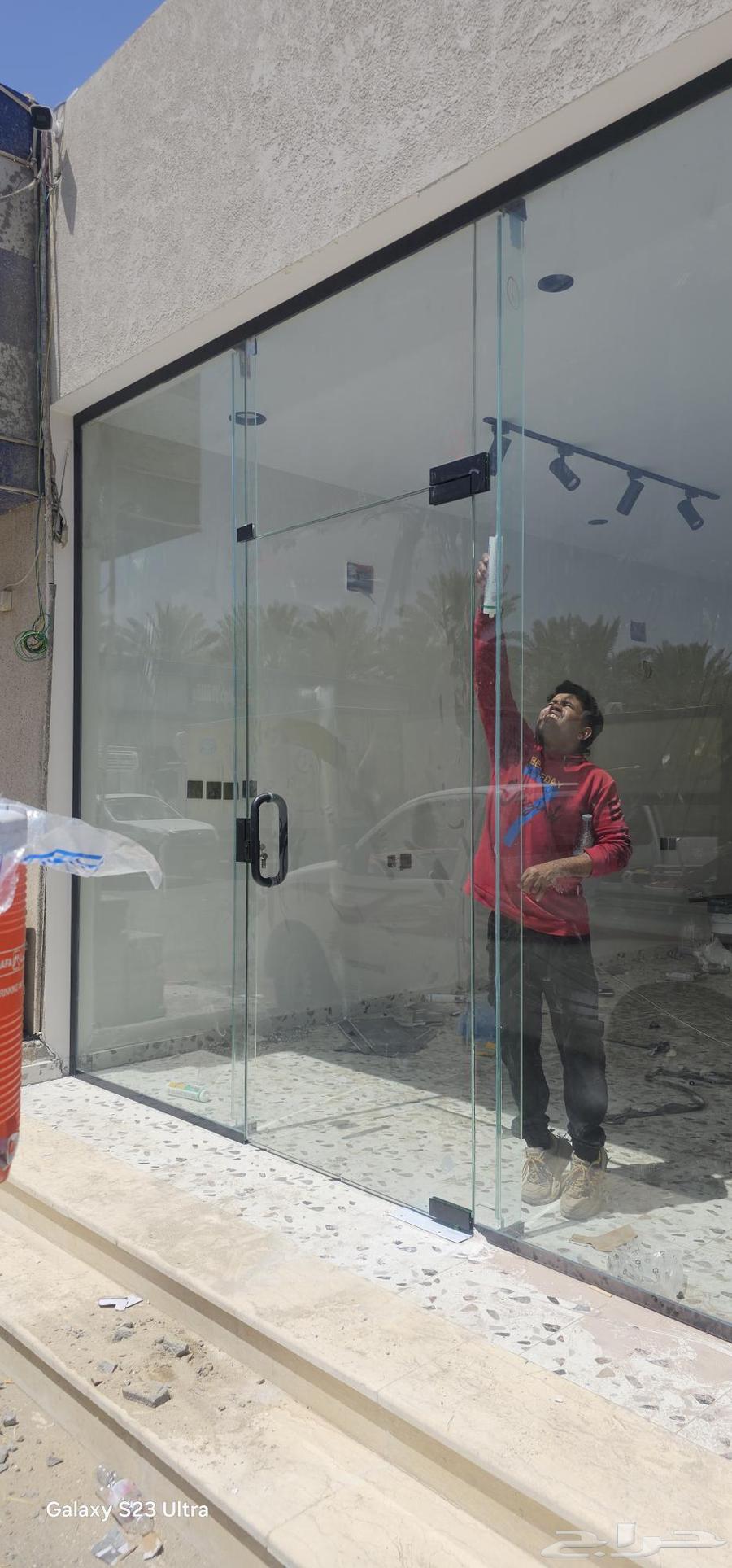 تركيب واجهات زجاج 12ملي سكريت مع ضمان الشغل والصيانه مجانيه64474345596675114