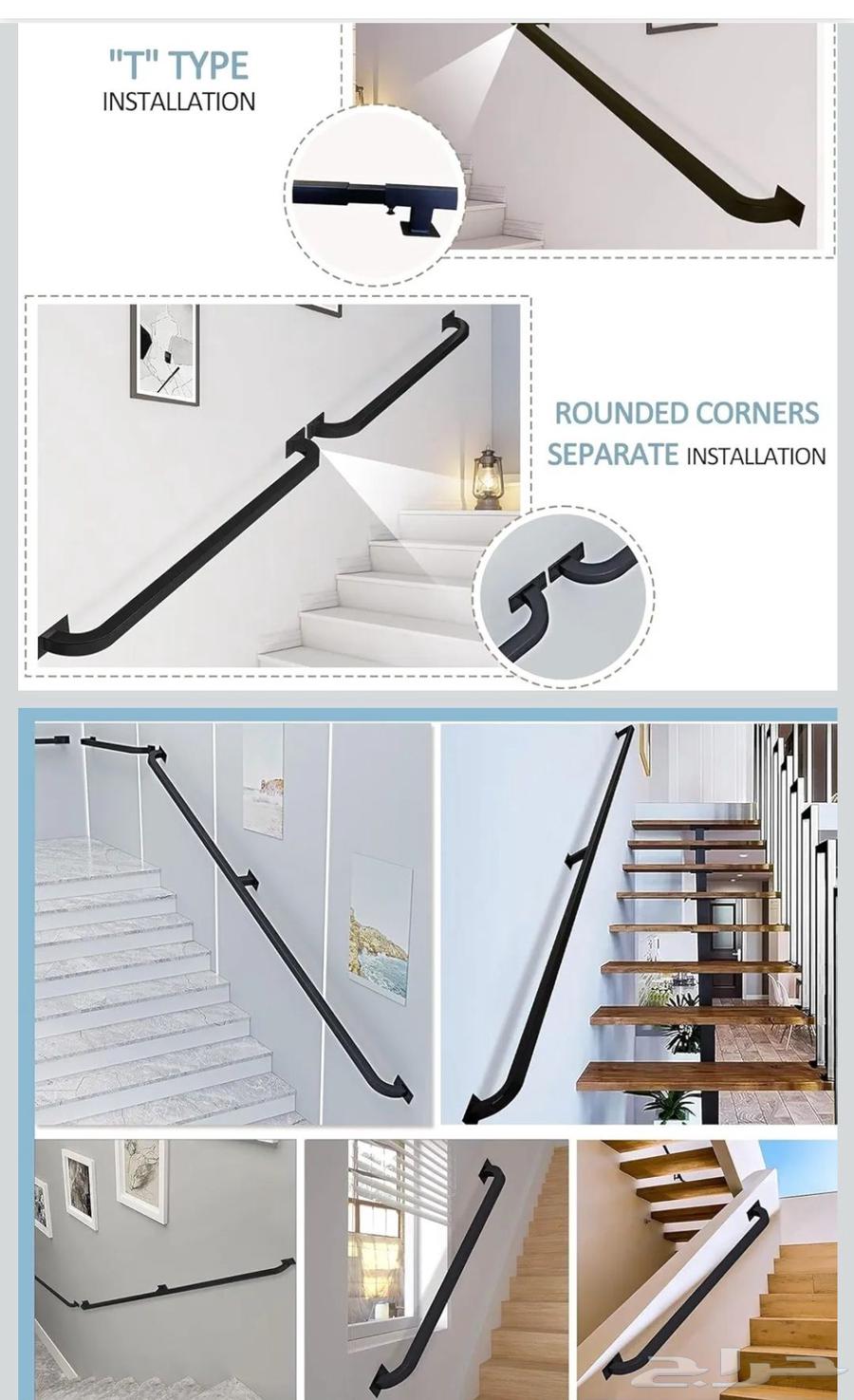 درابزين سلالم تایوانی اصلی از فولاد ضد زنگ 304 نقرهای64487055578497111