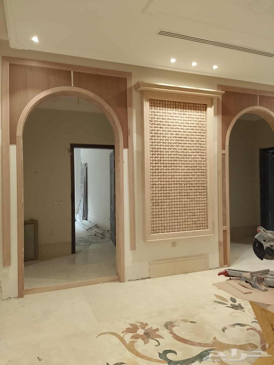 يوجد لدينا تصميم وتنفيذ جميع انواع الديكورات الخشبيه64487231887619112