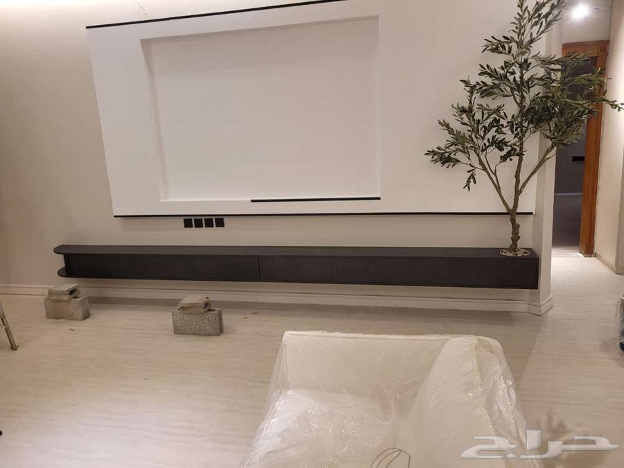 Interior decoration, hidden screens, foam paints, chipboard, wallpaper, shelves64481417353858114