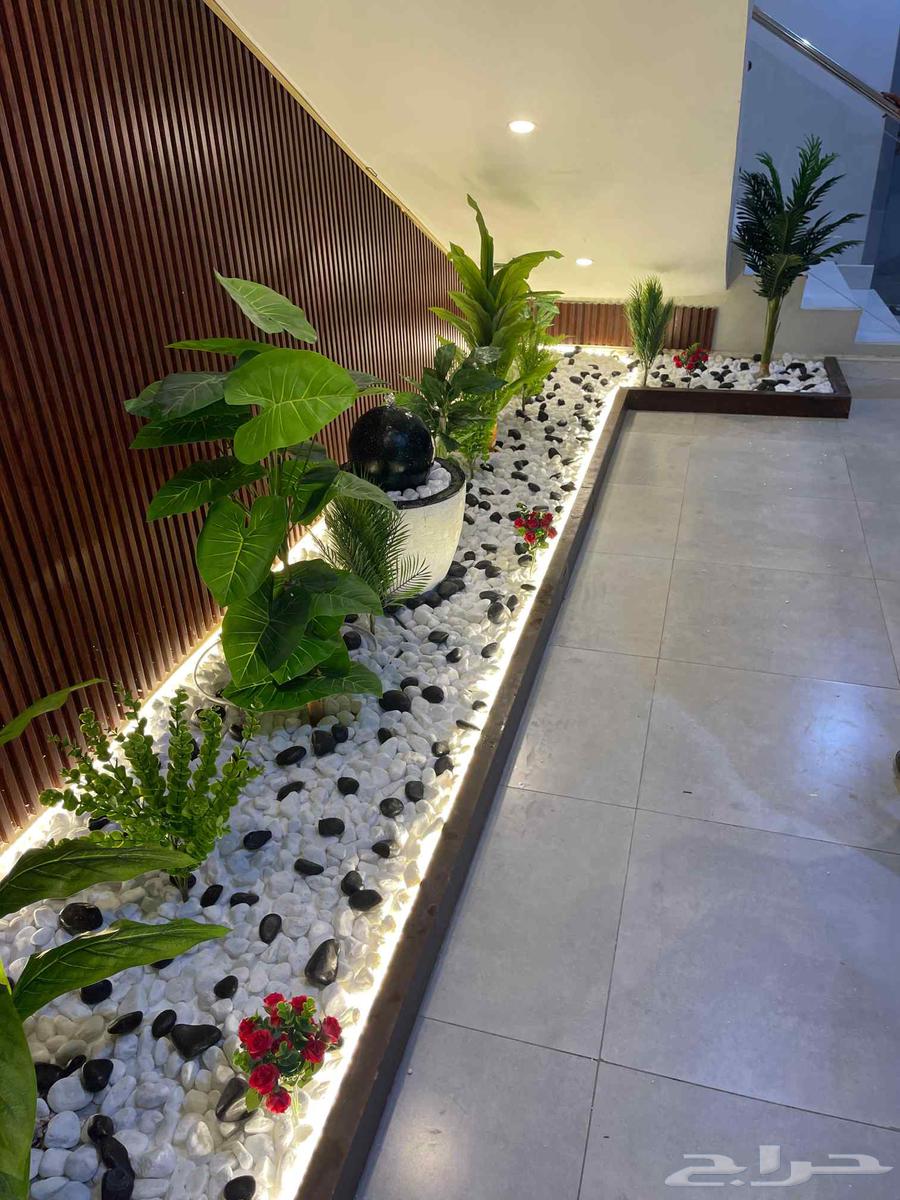 تنسيق حديق عشب صناعي شلال احواض مظلات سواتر64487216441985114