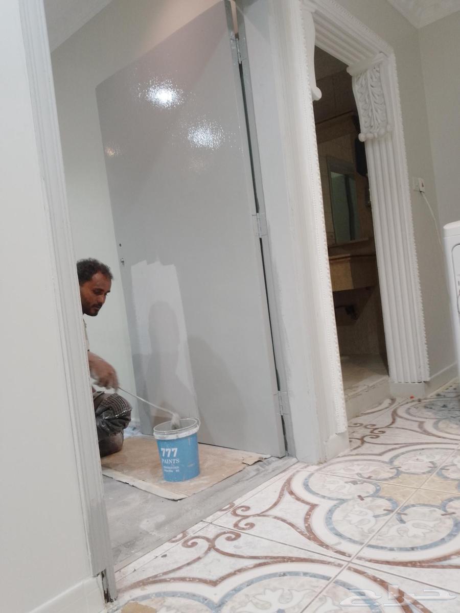 دهان ابواب خشب وحديد وجدران64506132310275113