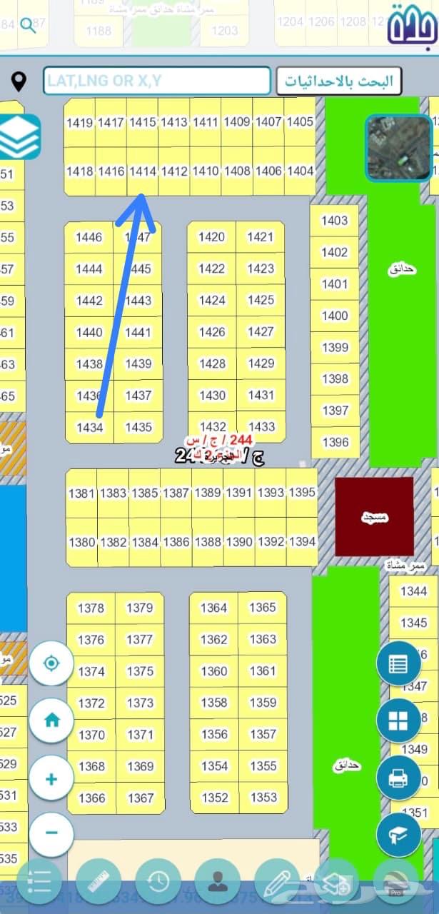 Lowest price in the market for sale, half plot of land in Jawharat Al-Aroos 2K, Al-Jazeera district64487053089921110