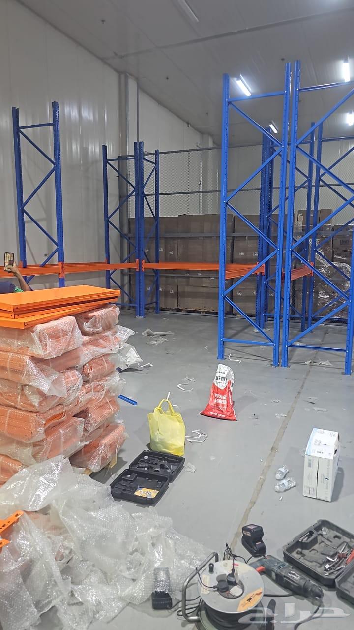 رفوف رفوف جديد ومستخدم وفك وتركيب انواع الرفوف بقالات مستودع64481418351362114