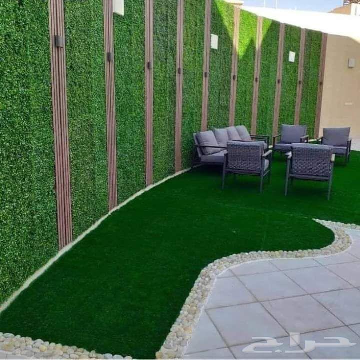 تنسيق حديق عشب صناعي شلال احواض مظلات سواتر64487216441985110