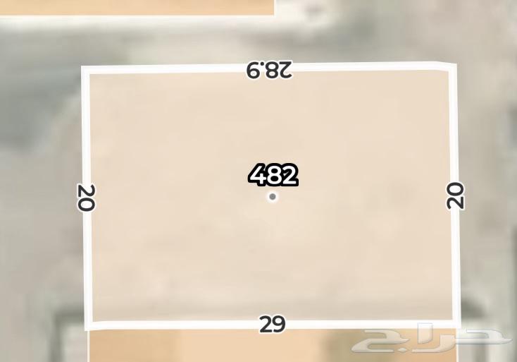 Land for sale in Al Rawbah (Al Zahra) Plot 580, three fronts64487069832065110
