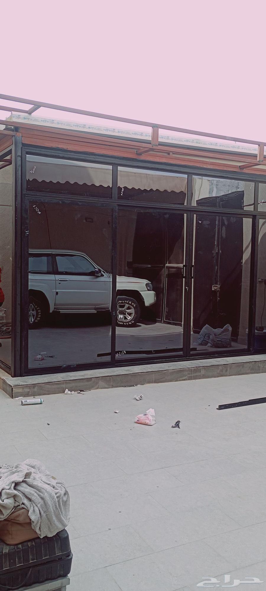 جميع انواع الامنيوم ابواب شبابيك مطابخ دربزين زجاج شاور64487262564737110