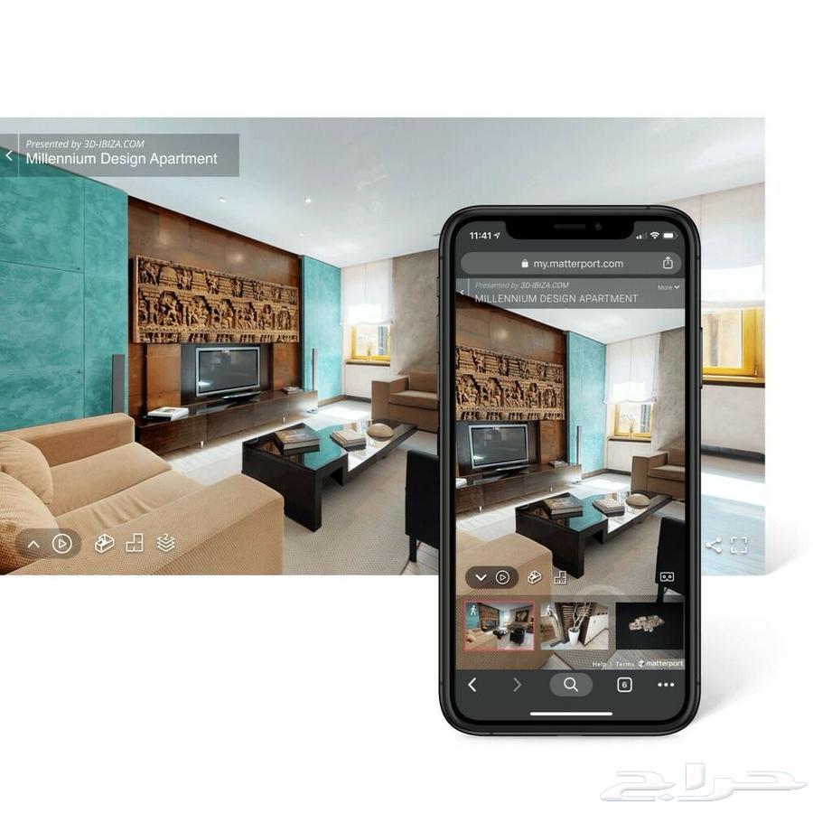 تصوير عقاري بتقنية Matterport Pro2   جولات 3D احترافية64493738151810110