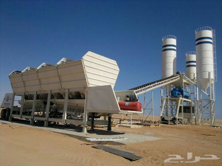 محطة خرسانه جاهزه متنقلة وبقدرة انتاجية 120 متر بالساعه64501602897027114