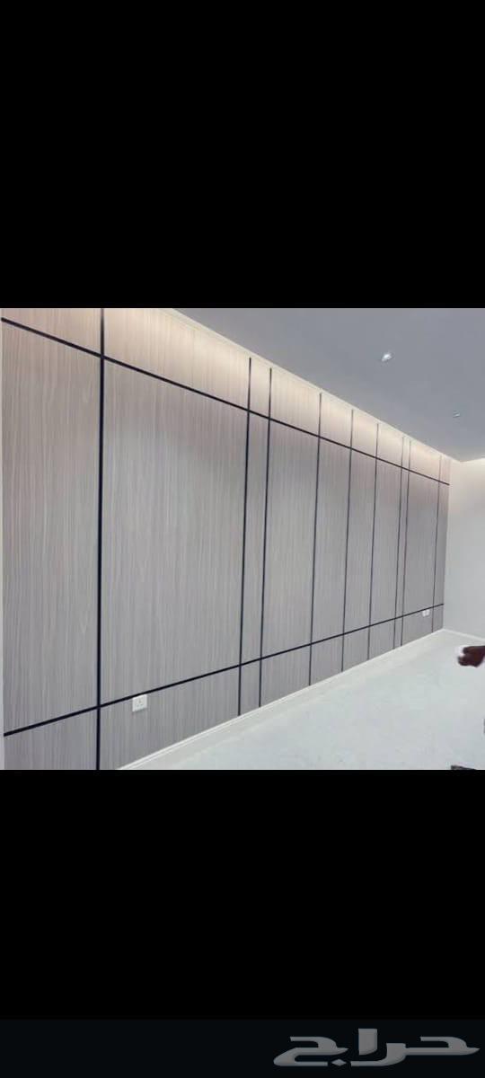 ديكورات جبسيه وورق الجدران شيبورد وتكسيات بديل الخشب وباركيه64493721281155112