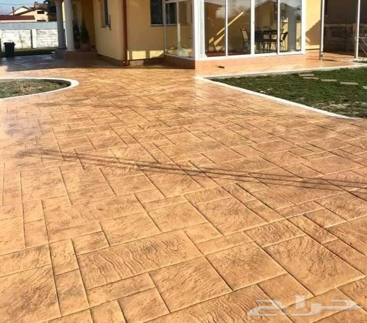 صبة الأرضيات الخرسانة المطبوعة الملونة STAMP Concert صبة ال64493675803521110