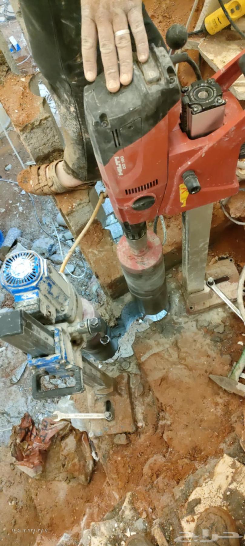 Concrete cutting with core64493675849602113