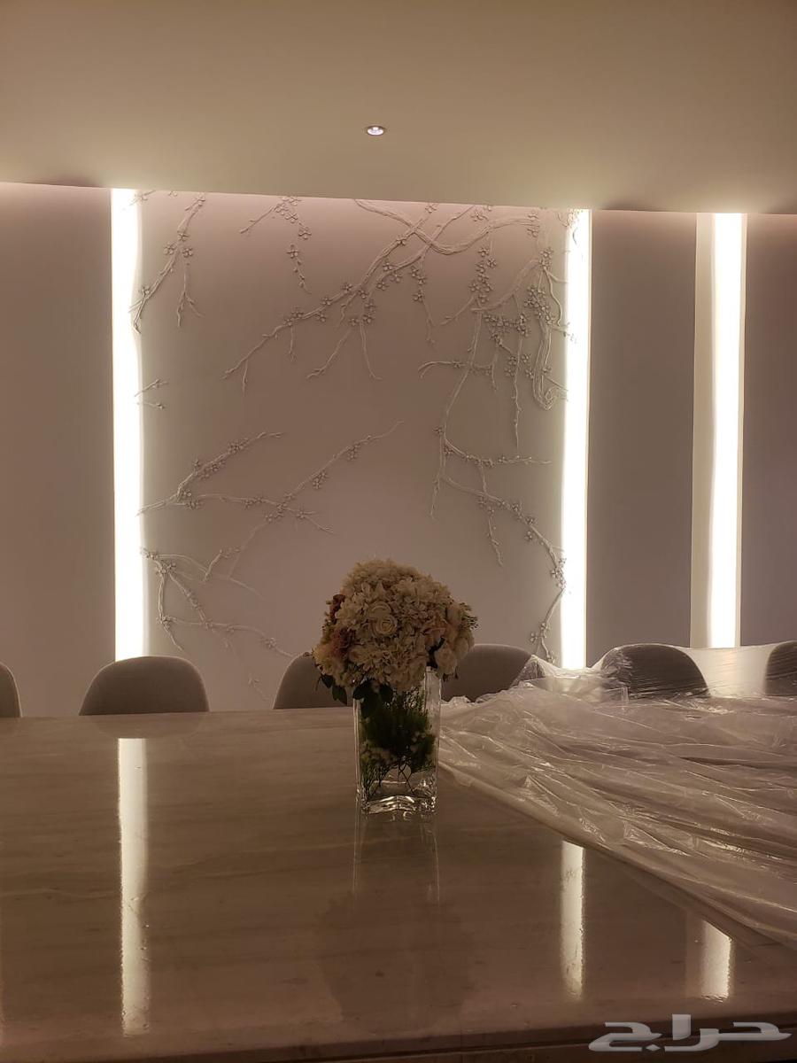 ديكورات جبسيه وورق الجدران شيبورد وتكسيات بديل الخشب وباركيه64493721281155113