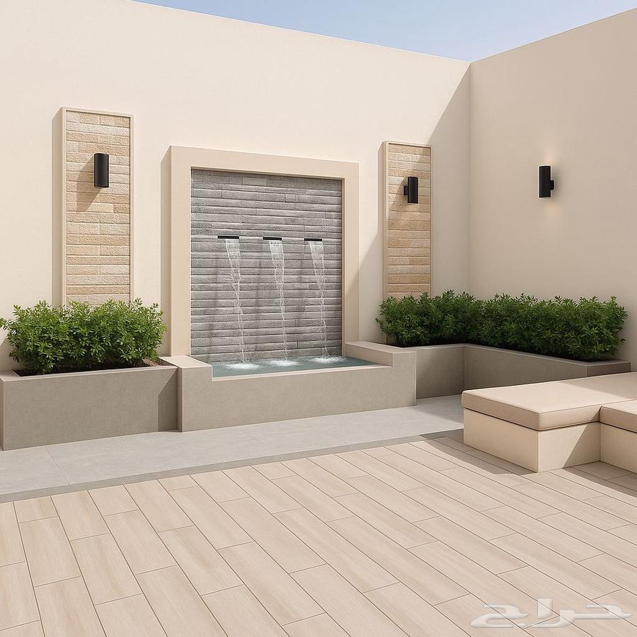 تنسيق الحدائق بالاحساء ابو امل شلالات صخريه شلالات عصريه ديك64506298235009111