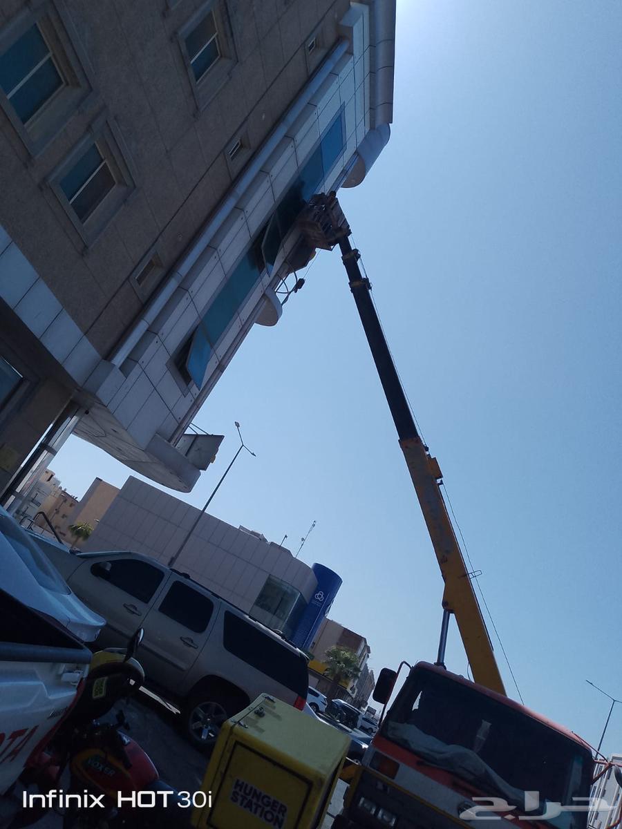 تنظيف واجهات زجاجية وكلادينك ومحلات تجاريه64506428509059110