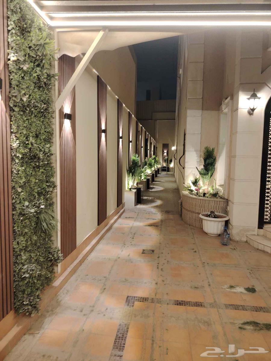 تنسيق حدائق القصيم عشب طبيعي احواض زراعيه غرغ زجاجيه مظلات64506314945027114