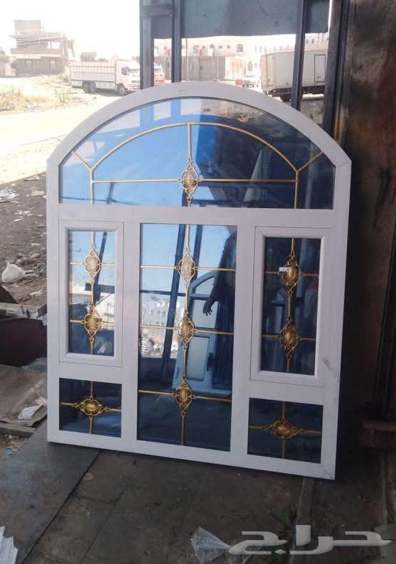 جميع انواع الامنيوم ابواب شبابيك مطابخ دربزين زجاج شاور64513526863618113