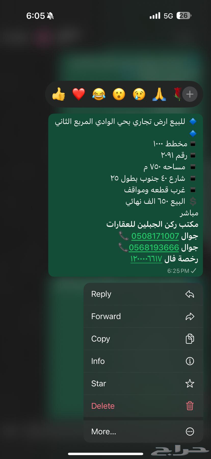 للبيع ارض تجاريه بالوادي 650 الف المواصفات بالصوره64506297520387110