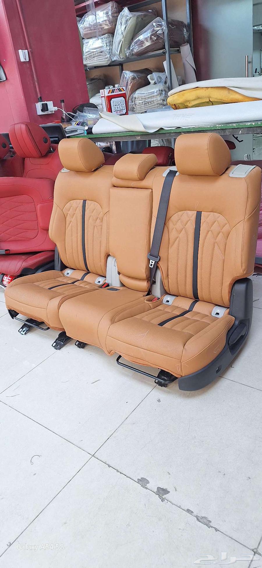 تنجيد مراتب  جلد امريكي شغل وكاله لجميع انواع السيارت بجميع64506315768451114