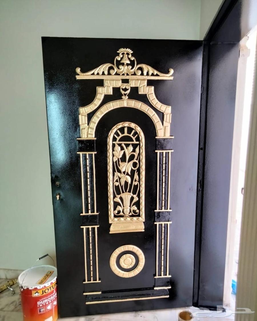 دهان ابواب حديد ناري وزيتي رش ابواب64506362647426112