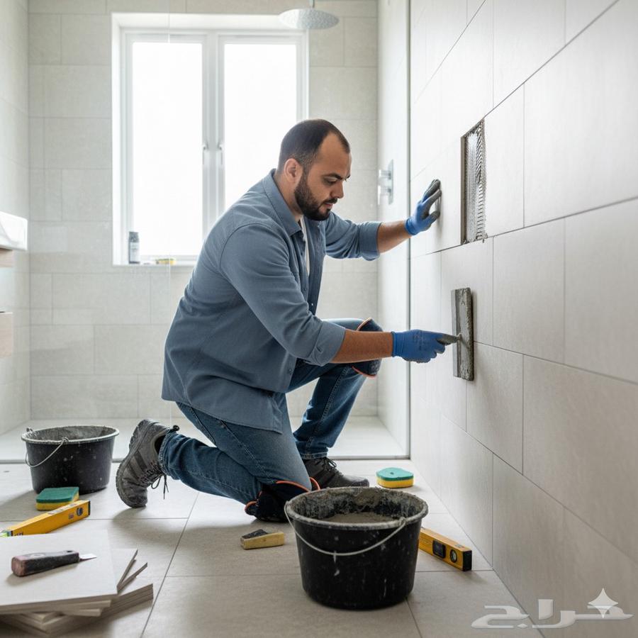 معلم بلاط بورسلين ورخام ارضيات وحوائط باعلى جوده شغل بليزر64518276863874111