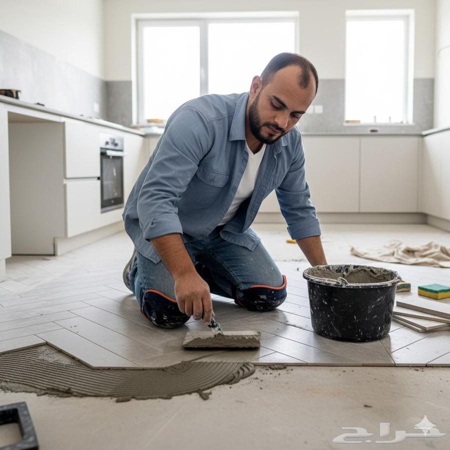 معلم بلاط بورسلين ورخام ارضيات وحوائط باعلى جوده شغل بليزر64518276863874112