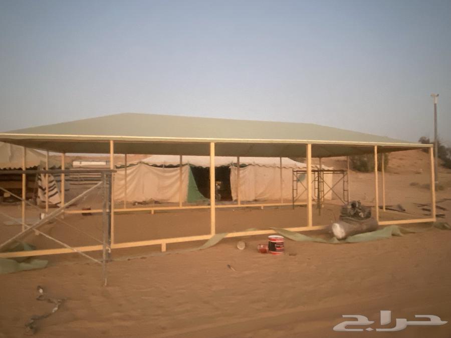 Tents and shades, Bedouin-style tents with detailed awnings and shelters64518034012291112