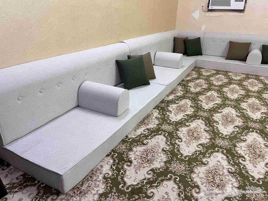 Custom floor sofas and fabric curtains in Al-Madinah64518164601985111