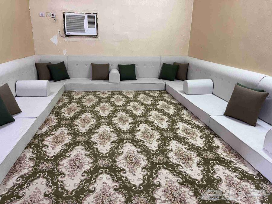 Custom floor sofas and fabric curtains in Al-Madinah64518164601985112