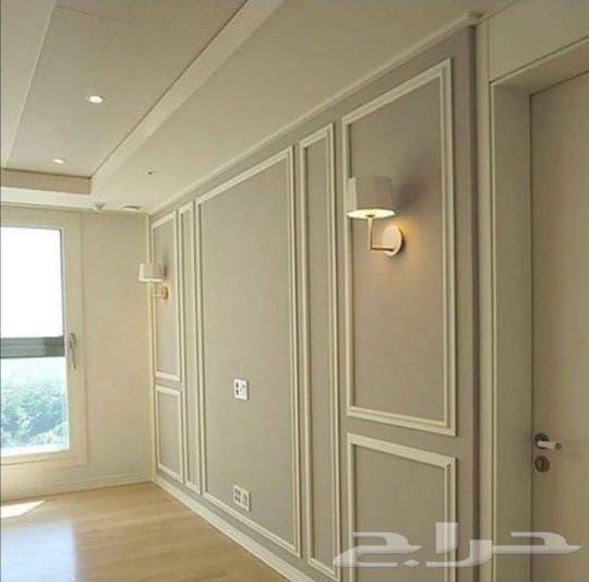 Interior decoration, hidden screens, foam paints, chipboard, wallpaper, shelves64518293220481113