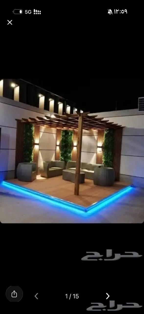 عشب صناعي بديل خشب خارجي وداخلي عندنا عيش بارضي وعشب جداري64525020518275111