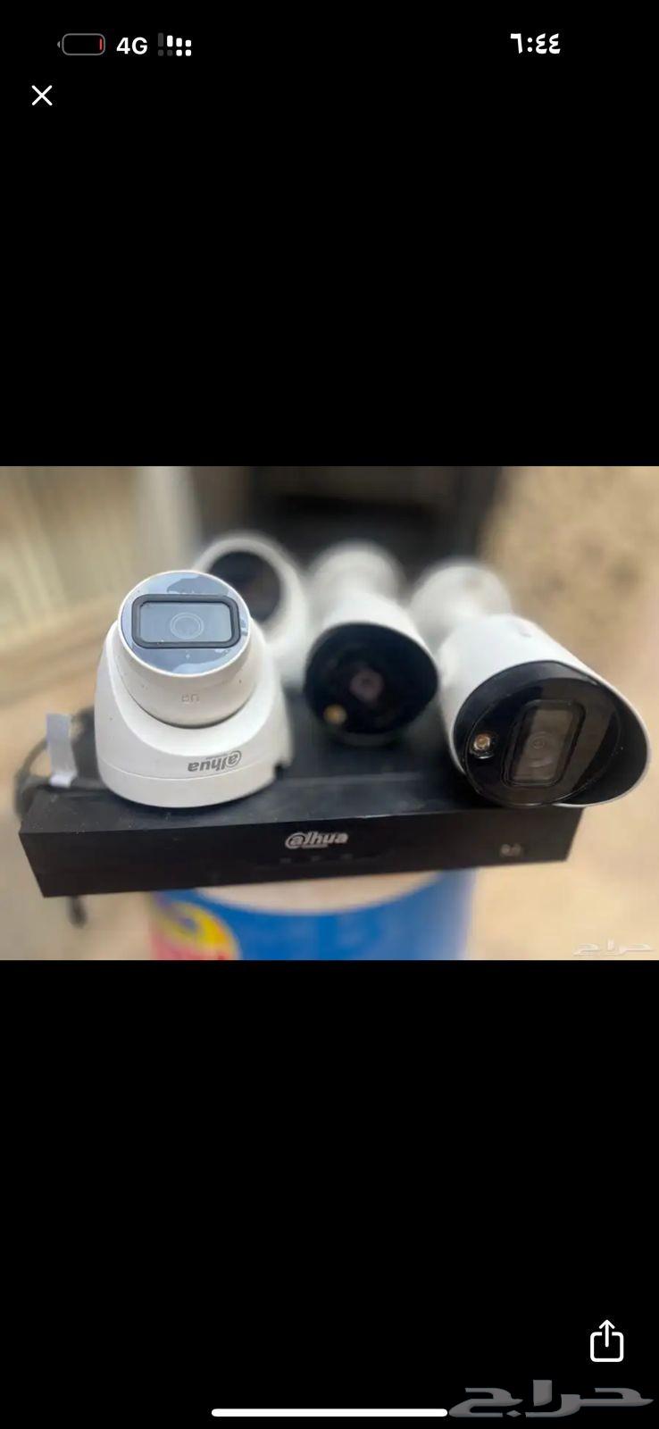 كاميرات مراقبة للمنازل والمحلات التجارية كاميرات الهداهوا عا64513589968899110