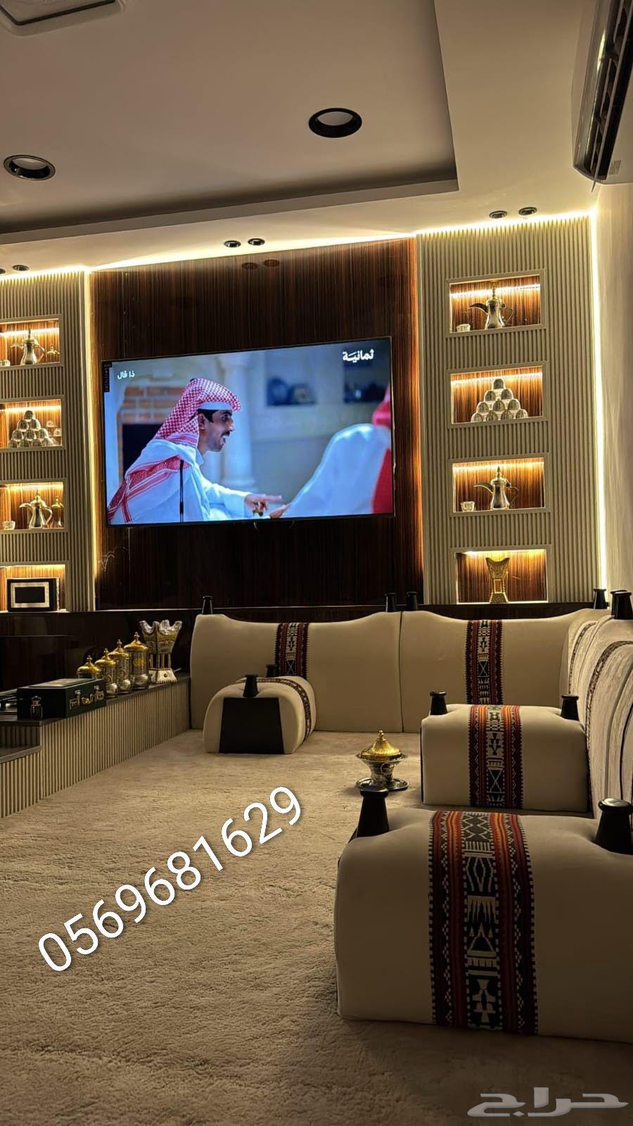 مساند ستائر جديد تلبيس مع تركيب موجود64518133056258110