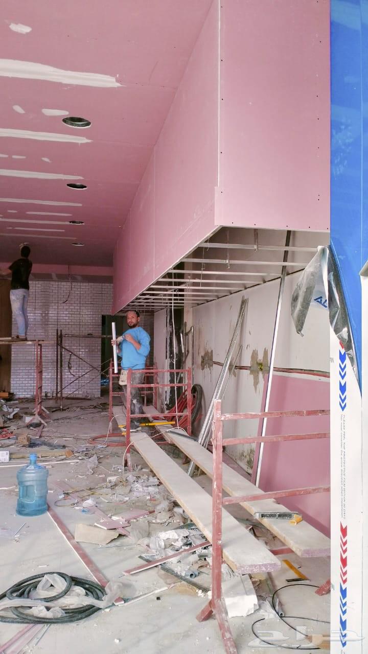 Flat gypsum board per meter 40 SAR, minimum area 100 meters64534471224066114