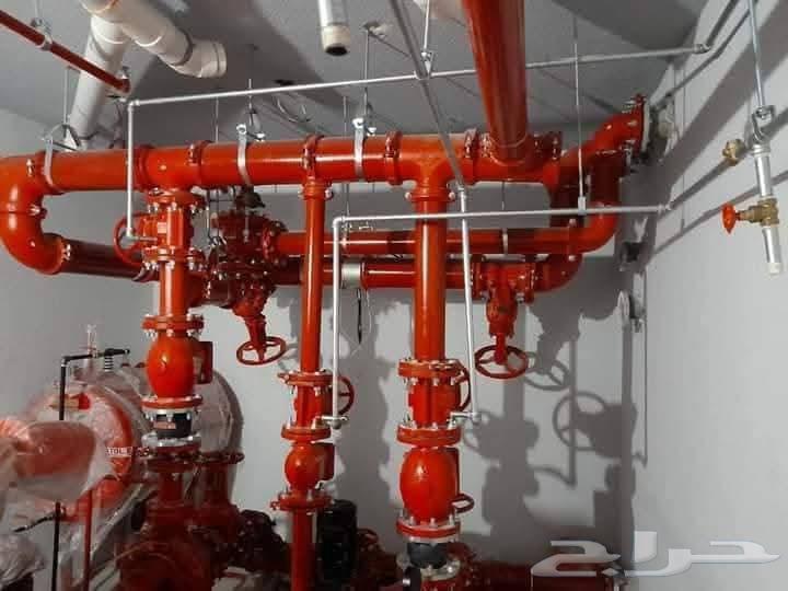 تركيب وتصميم نظام الاطفاء والحرايق وتصميم المضخات بسعر مناسب64534276686979111
