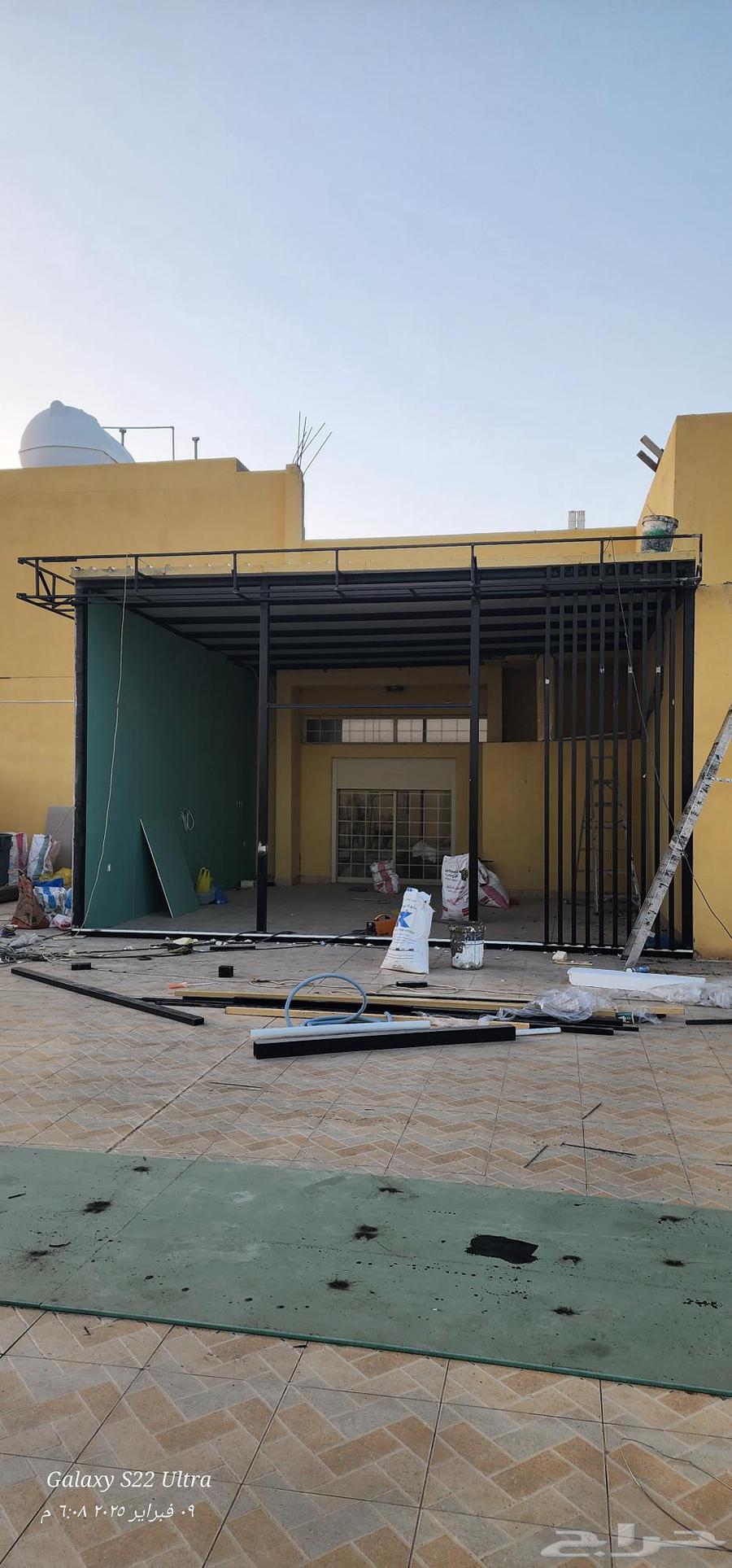 بناء ملحق سمنت بورد ساندوتش بنل قرميد جلسات بيوت شعر64534407288067114