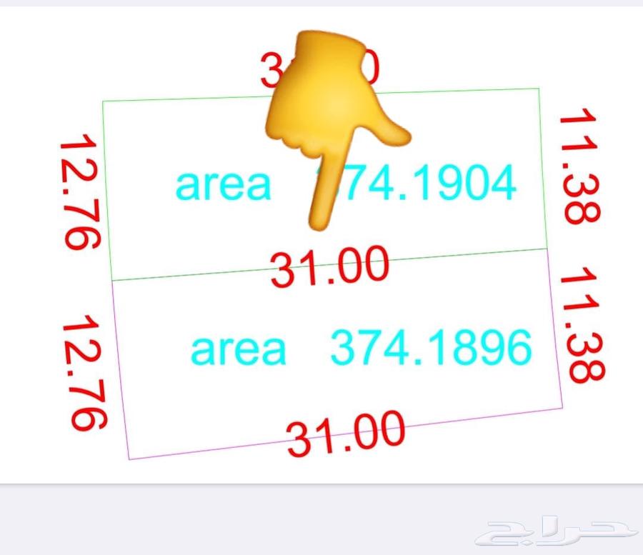 اقل عرض للبيع في مخطط جوهرة العروس2ك مساحه 374م بسعر330الف64538673886849111