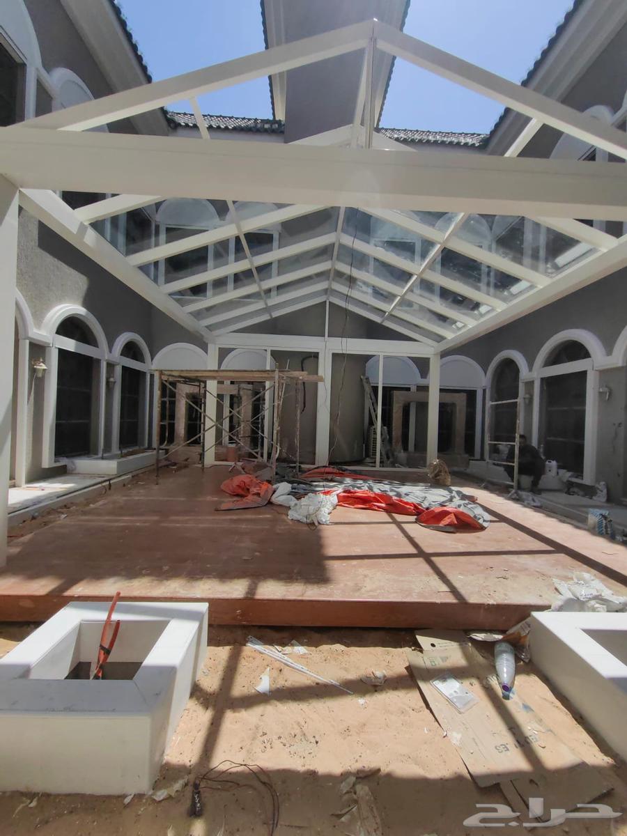 جميع انواع الامنيوم ابواب شبابيك مطابخ دربزين زجاج شاور64538833645699114